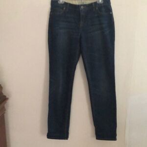 Lands End Canvas Low Rise Taille Basse Boot cut Jeans SIZE 28